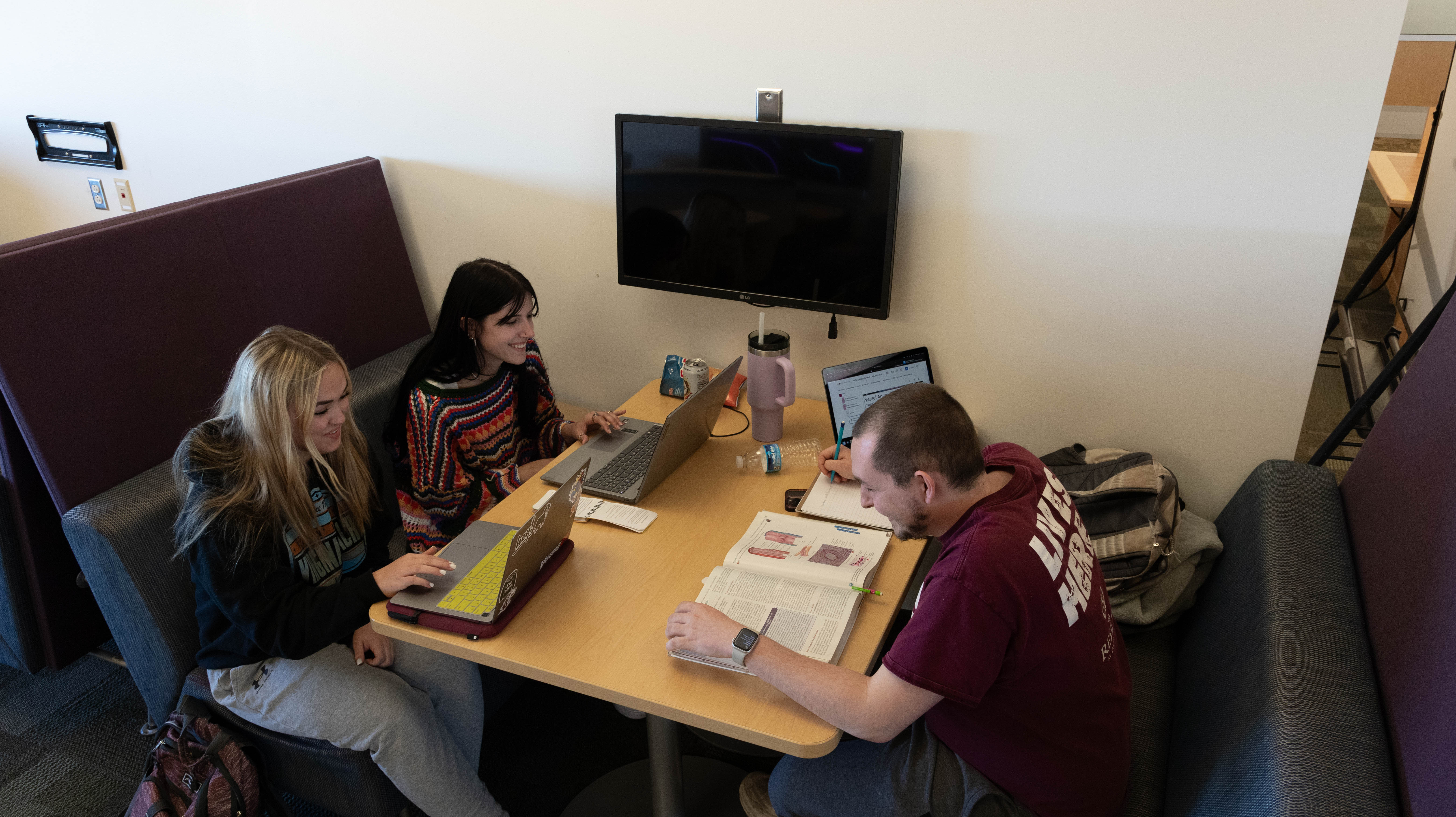 Students Studying in Group